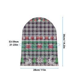 ScotsTee Shop Scottish Alexander of Menstry Dress Tartan Plaid Christmas Deer Snowman Snowflake Bell Knit Beanie
