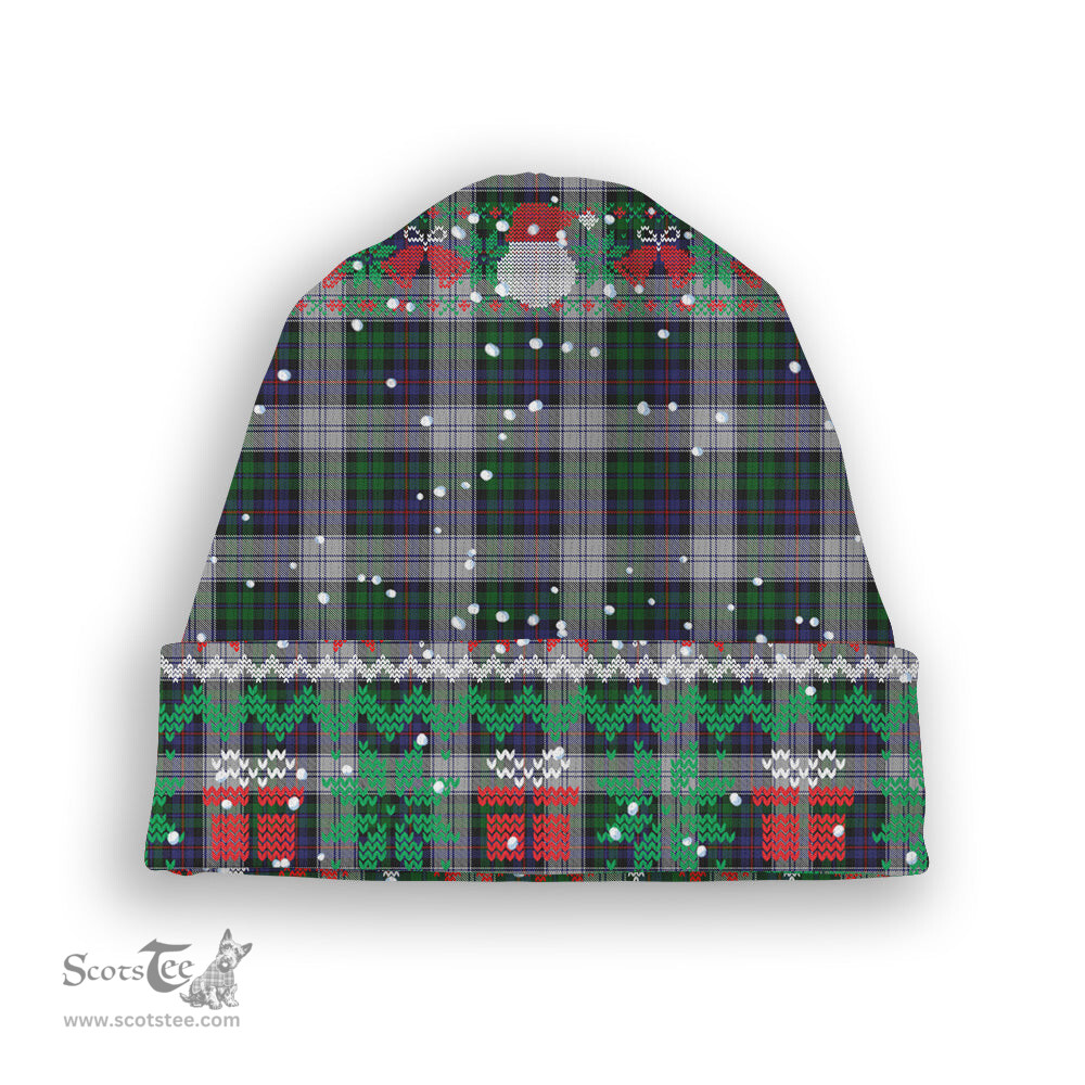 ScotsTee Shop Scottish Argyle Dress Tartan Plaid Christmas Deer Snowman Snowflake Bell Knit Beanie