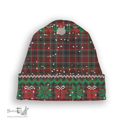ScotsTee Shop Scottish Anderson of Ardbrake Tartan Plaid Christmas Deer Snowman Snowflake Bell Knit Beanie