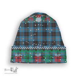ScotsTee Shop Scottish Angus Ancient Tartan Plaid Christmas Deer Snowman Snowflake Bell Knit Beanie
