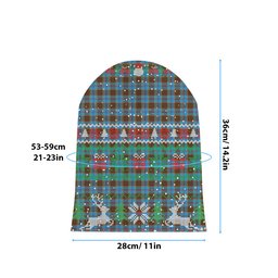 ScotsTee Shop Scottish Anderson SC Tartan Plaid Christmas Deer Snowman Snowflake Bell Knit Beanie