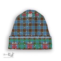 ScotsTee Shop Scottish Anderson SC Tartan Plaid Christmas Deer Snowman Snowflake Bell Knit Beanie