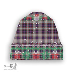 ScotsTee Shop Scottish Bruce of Kinnaird Dress (Dance) Tartan Plaid Christmas Deer Snowman Snowflake Bell Knit Beanie