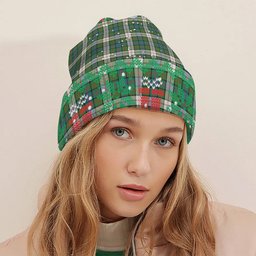ScotsTee Shop Scottish Blair Dress Ancient Tartan Plaid Christmas Deer Snowman Snowflake Bell Knit Beanie