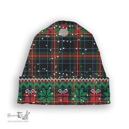 ScotsTee Shop Scottish Braveheart Tartan Plaid Christmas Deer Snowman Snowflake Bell Knit Beanie
