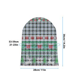 ScotsTee Shop Scottish Bell of the Borders Ancient Tartan Plaid Christmas Deer Snowman Snowflake Bell Knit Beanie
