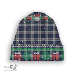 ScotsTee Shop Scottish Baird Dress Tartan Plaid Christmas Deer Snowman Snowflake Bell Knit Beanie