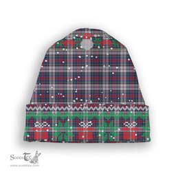 ScotsTee Shop Scottish Cooper Dress Dalgliesh 1 Tartan Plaid Christmas Deer Snowman Snowflake Bell Knit Beanie