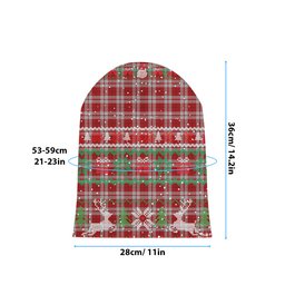 ScotsTee Shop Scottish Cameron Hose 2 Tartan Plaid Christmas Deer Snowman Snowflake Bell Knit Beanie