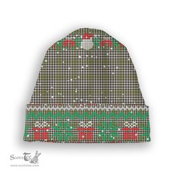 ScotsTee Shop Scottish Burns Check Tartan Plaid Christmas Deer Snowman Snowflake Bell Knit Beanie