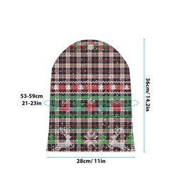 ScotsTee Shop Scottish Cameron of Erracht Dress Modern Tartan Plaid Christmas Deer Snowman Snowflake Bell Knit Beanie