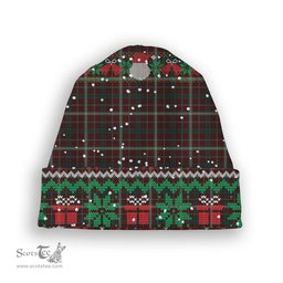 ScotsTee Shop Scottish Clifford Tartan Plaid Christmas Deer Snowman Snowflake Bell Knit Beanie
