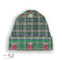 ScotsTee Shop Scottish Coulter Dress Tartan Plaid Christmas Deer Snowman Snowflake Bell Knit Beanie