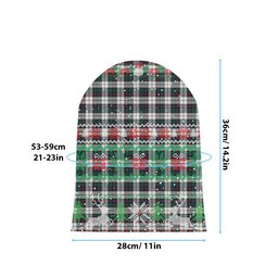 ScotsTee Shop Scottish Campbell of Cawdor Dress Modern Tartan Plaid Christmas Deer Snowman Snowflake Bell Knit Beanie
