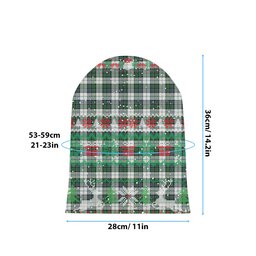 ScotsTee Shop Scottish Campbell of Cawdor Dress Ancient Tartan Plaid Christmas Deer Snowman Snowflake Bell Knit Beanie