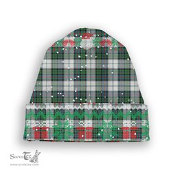 ScotsTee Shop Scottish Campbell of Cawdor Dress Ancient Tartan Plaid Christmas Deer Snowman Snowflake Bell Knit Beanie