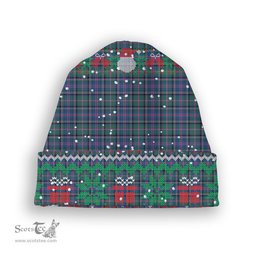 ScotsTee Shop Scottish Cooper SC Tartan Plaid Christmas Deer Snowman Snowflake Bell Knit Beanie