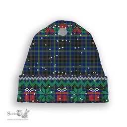 ScotsTee Shop Scottish Colgan Tartan Plaid Christmas Deer Snowman Snowflake Bell Knit Beanie
