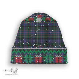 ScotsTee Shop Scottish Couper Tartan Plaid Christmas Deer Snowman Snowflake Bell Knit Beanie