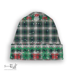 ScotsTee Shop Scottish Campbell Dress Modern Tartan Plaid Christmas Deer Snowman Snowflake Bell Knit Beanie