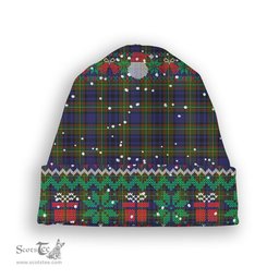 ScotsTee Shop Scottish Gillies 1 Tartan Plaid Christmas Deer Snowman Snowflake Bell Knit Beanie