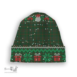 ScotsTee Shop Scottish Gayre Bodyguard Tartan Plaid Christmas Deer Snowman Snowflake Bell Knit Beanie