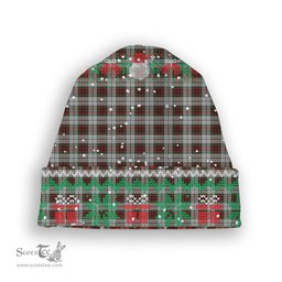 ScotsTee Shop Scottish Fraser Dress Tartan Plaid Christmas Deer Snowman Snowflake Bell Knit Beanie