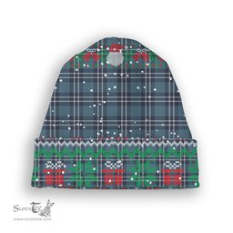 ScotsTee Shop Scottish Earl of St Andrews Tartan Plaid Christmas Deer Snowman Snowflake Bell Knit Beanie