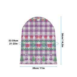 ScotsTee Shop Scottish Dunlop Dress Ancient Tartan Plaid Christmas Deer Snowman Snowflake Bell Knit Beanie