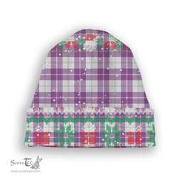 ScotsTee Shop Scottish Dunlop Dress Ancient Tartan Plaid Christmas Deer Snowman Snowflake Bell Knit Beanie