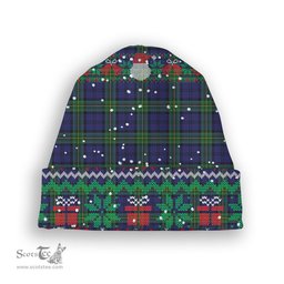 ScotsTee Shop Scottish Forth Tartan Plaid Christmas Deer Snowman Snowflake Bell Knit Beanie