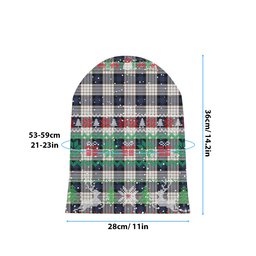 ScotsTee Shop Scottish Fergusson Dress Tartan Plaid Christmas Deer Snowman Snowflake Bell Knit Beanie