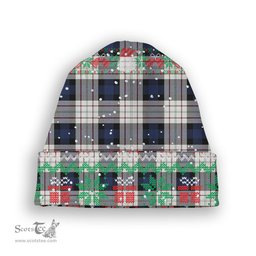 ScotsTee Shop Scottish Fergusson Dress Tartan Plaid Christmas Deer Snowman Snowflake Bell Knit Beanie