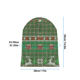 ScotsTee Shop Scottish Dunbar Hunting Ancient Tartan Plaid Christmas Deer Snowman Snowflake Bell Knit Beanie