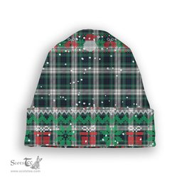 ScotsTee Shop Scottish Forbes Dress Modern Tartan Plaid Christmas Deer Snowman Snowflake Bell Knit Beanie