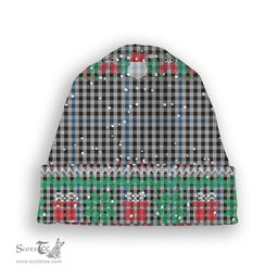 ScotsTee Shop Scottish Gladstanes Tartan Plaid Christmas Deer Snowman Snowflake Bell Knit Beanie