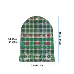 ScotsTee Shop Scottish Forbes Dress Ancient Tartan Plaid Christmas Deer Snowman Snowflake Bell Knit Beanie
