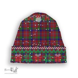 ScotsTee Shop Scottish Fitzgerald Dress Tartan Plaid Christmas Deer Snowman Snowflake Bell Knit Beanie