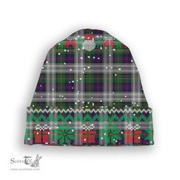 ScotsTee Shop Scottish McCallum Dress Tartan Plaid Christmas Deer Snowman Snowflake Bell Knit Beanie