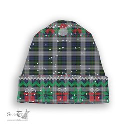 ScotsTee Shop Scottish Gordon Dress Original Tartan Plaid Christmas Deer Snowman Snowflake Bell Knit Beanie