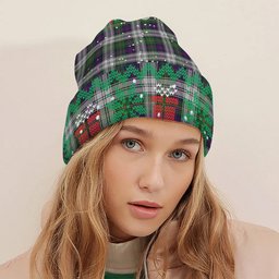 ScotsTee Shop Scottish MacCallum Dress - TD Tartan Plaid Christmas Deer Snowman Snowflake Bell Knit Beanie
