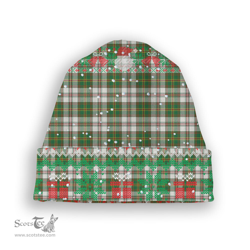 ScotsTee Shop Scottish Hay Dress Ancient Tartan Plaid Christmas Deer Snowman Snowflake Bell Knit Beanie