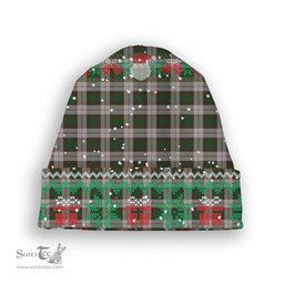 ScotsTee Shop Scottish McKinnon Dress Tartan Plaid Christmas Deer Snowman Snowflake Bell Knit Beanie