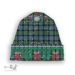ScotsTee Shop Scottish McCoy Ancient Tartan Plaid Christmas Deer Snowman Snowflake Bell Knit Beanie