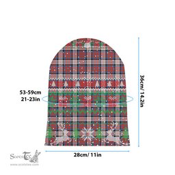 ScotsTee Shop Scottish McDonald Dress Irish Ancient Tartan Plaid Christmas Deer Snowman Snowflake Bell Knit Beanie