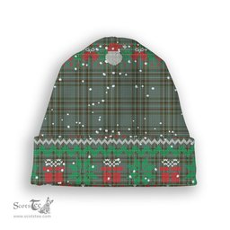 ScotsTee Shop Scottish Kelly Dress Tartan Plaid Christmas Deer Snowman Snowflake Bell Knit Beanie