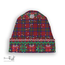 ScotsTee Shop Scottish MacGillivray Tartan Plaid Christmas Deer Snowman Snowflake Bell Knit Beanie