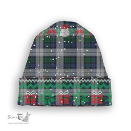 ScotsTee Shop Scottish Graham Dress Tartan Plaid Christmas Deer Snowman Snowflake Bell Knit Beanie
