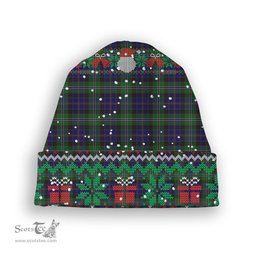 ScotsTee Shop Scottish MacCraig Tartan Plaid Christmas Deer Snowman Snowflake Bell Knit Beanie