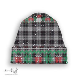 ScotsTee Shop Scottish MacPherson 4 Tartan Plaid Christmas Deer Snowman Snowflake Bell Knit Beanie